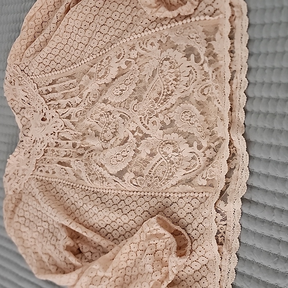 Torrid Lace Top in Light Beige